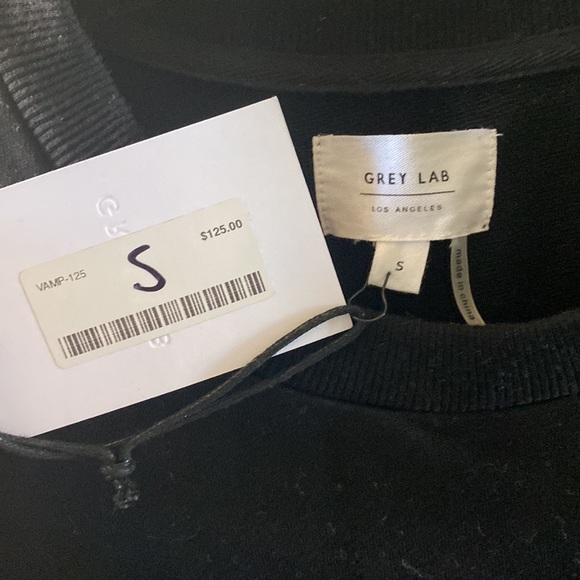 Grey Lab embellished Merci sweatshirt. Size small, never worn. - Picture 4 of 4